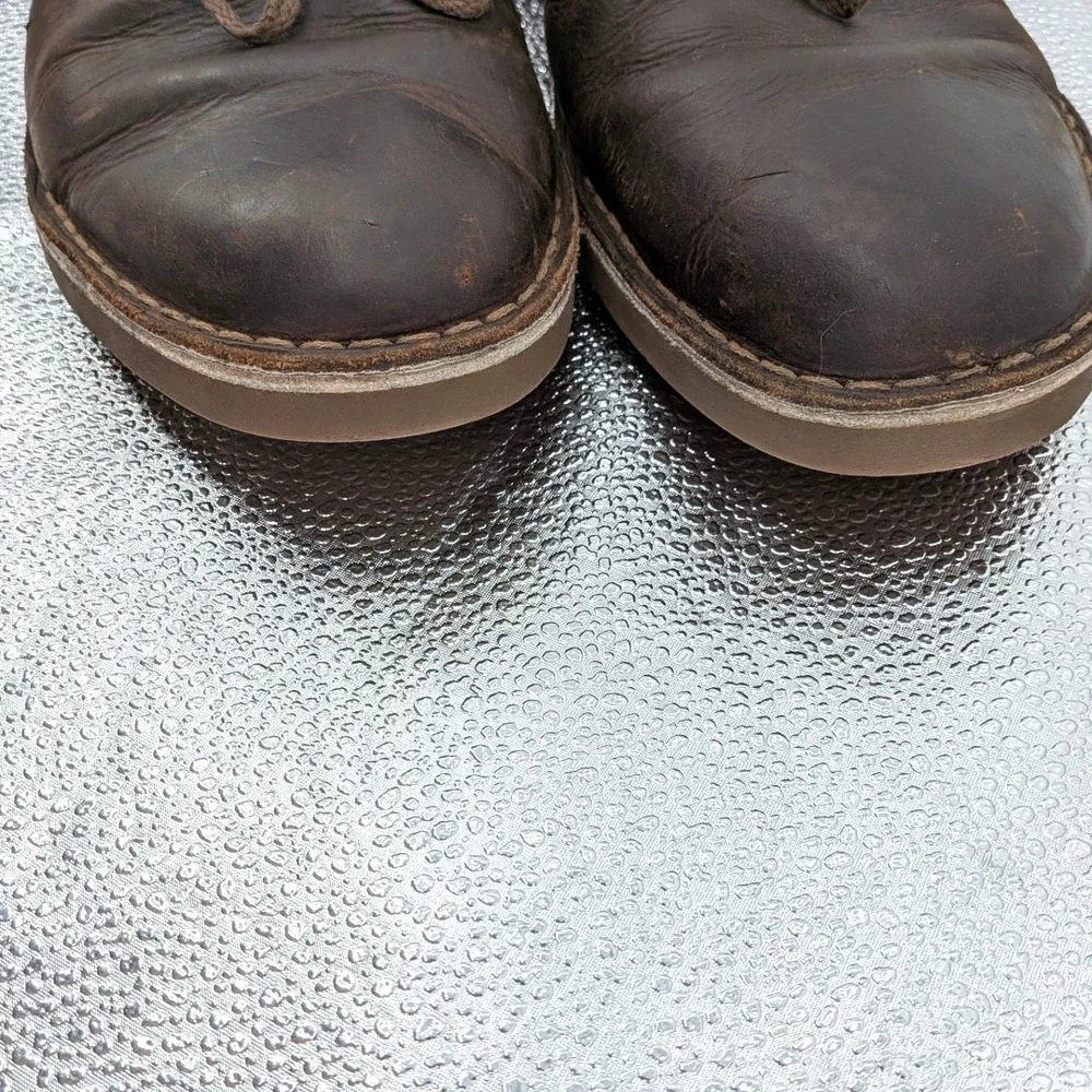 Clarks Bushacre 2 Chukka Boots Brown Leather Lace Up Casual Men's Size 12